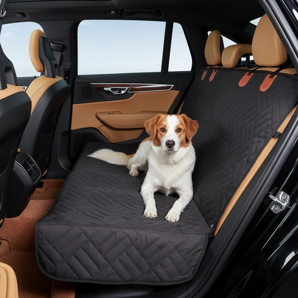 ZENOVA™ BACK SEAT EXTENDER AND DOG CAR SEAT COVER