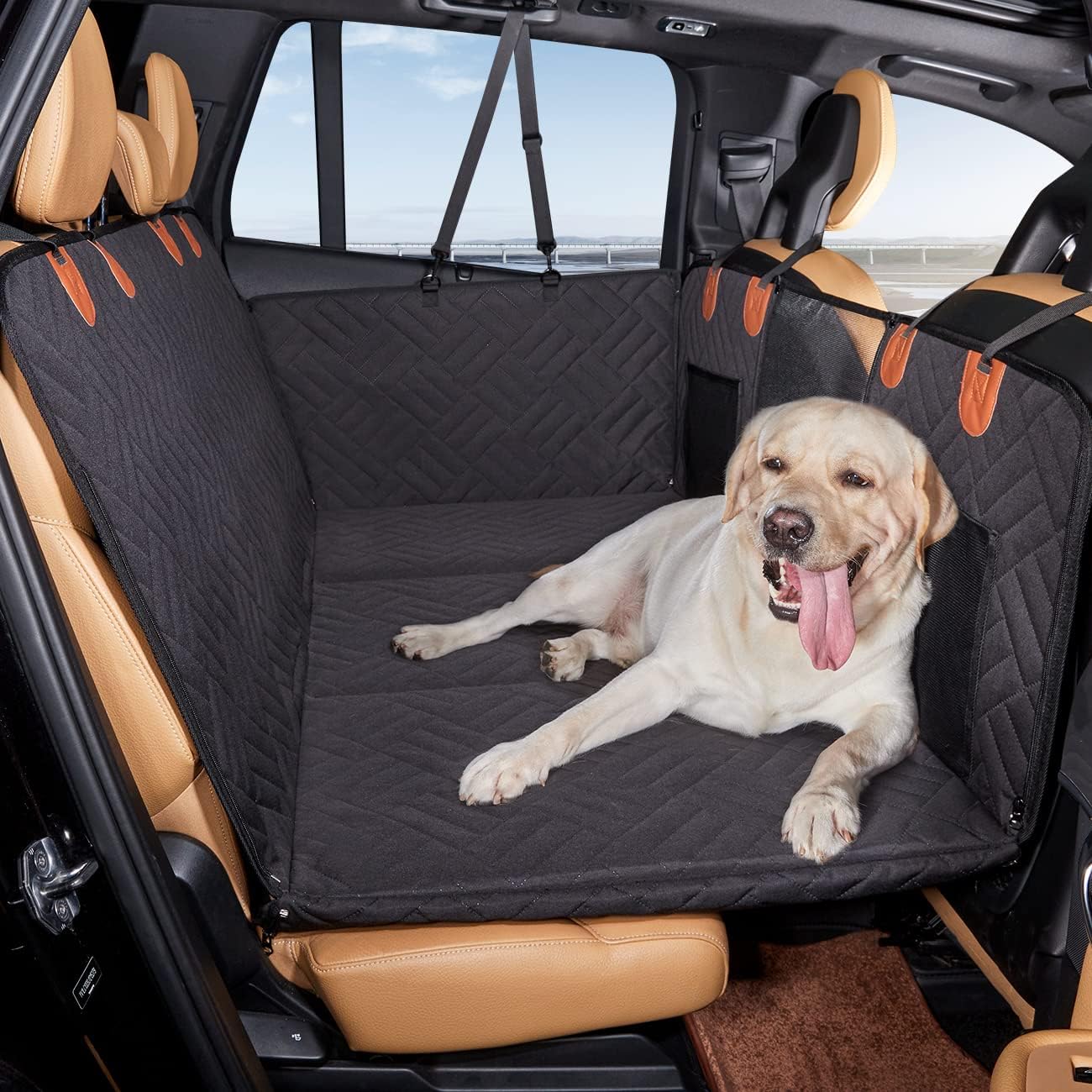 ZENOVA™ BACK SEAT EXTENDER AND DOG CAR SEAT COVER