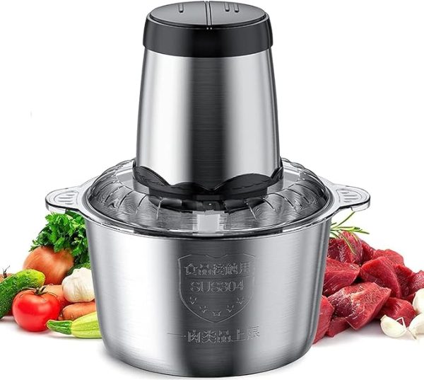 Electric Meat Grinder, Multi Function Stainless Steel Food Processor – 2l - Free Delivery