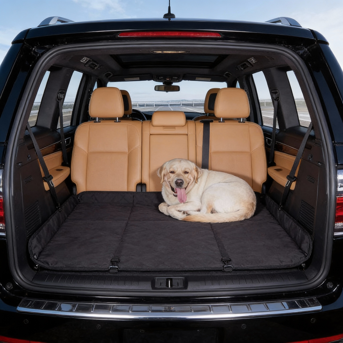 ZENOVA™ BACK SEAT EXTENDER AND DOG CAR SEAT COVER