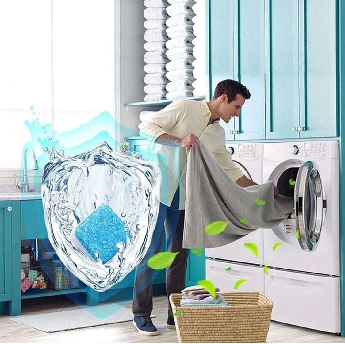 Washing Machine Cleaner Tablets – 12 Pcs